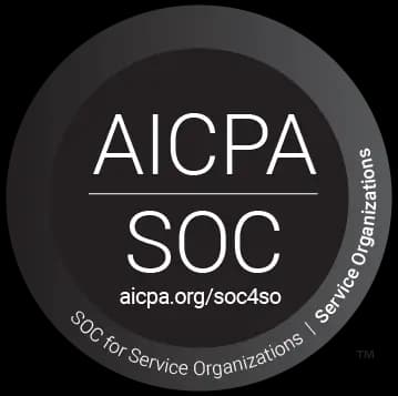 AICPA SOC 2 compliance badge